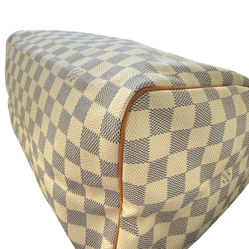 AUTHENTIC Louis Vuitton: Speedy 30 Damier Azur - Picture 6 of 16